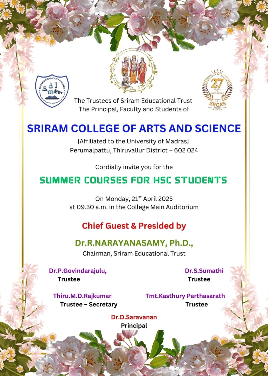 Summer Camp Programme 2025